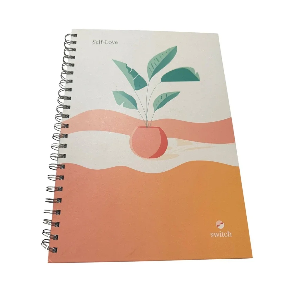 Switch Research Self-Love Journal 90 Day Guided Mindfulness Reflection Notebook